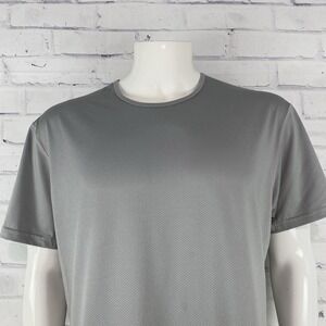 BYLT Shirt Men's Large Short Sleeve Silver Grey BYLT Premium Basics